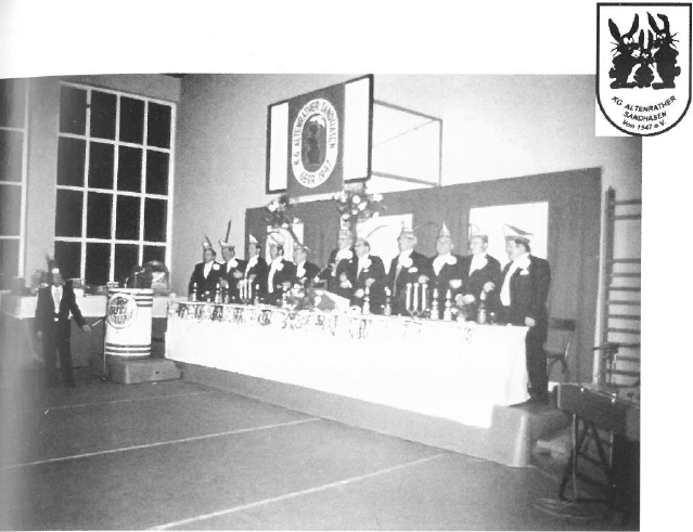1974 - Erste Karnevalssitzung in der Turnhalle
